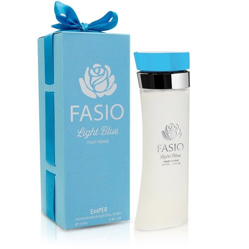 Emper Fasio Light Blue парфюмерная вода 100 мл для женщин роза перениал блу на штамбе 140см