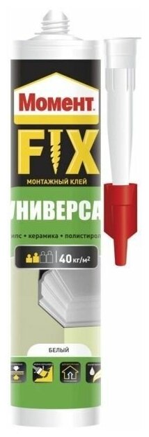 Клей монтажный универсальный акрил Момент FIX Универсал 380г