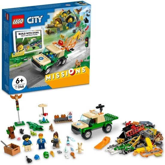 Конструктор Lego ® City 60353 Миссии по спасению диких животных