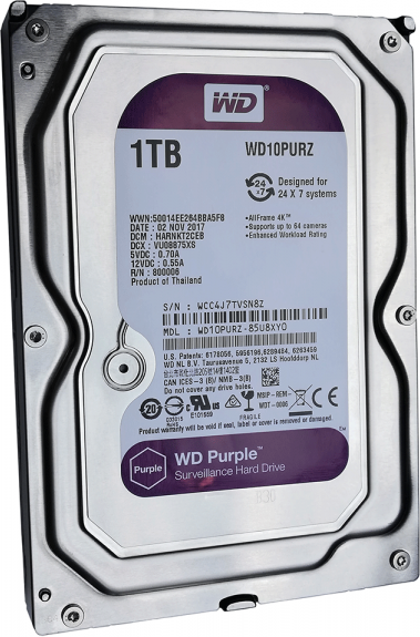 Жесткий диск Western Digital WD Purple 1 ТБ WD10PURZ