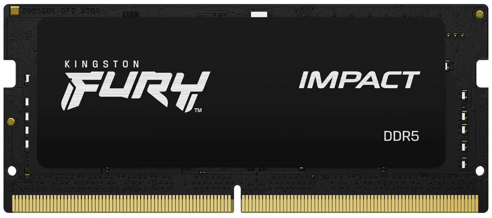 Память DDR5 SODIMM 32Gb, 5600MHz, CL40, 1.1 В, Kingston, FURY Impact Black KF556S40IB-32 Retail