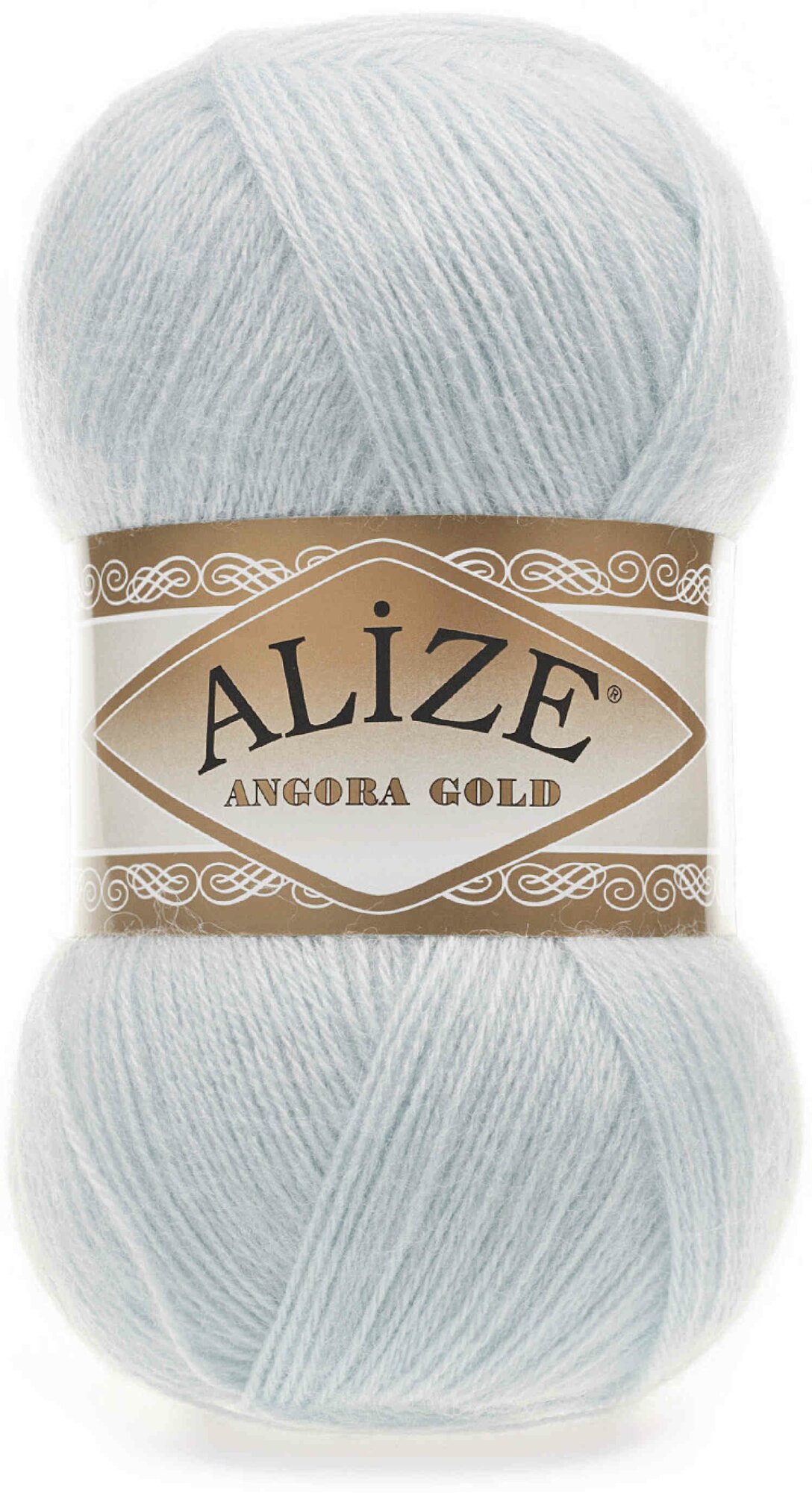 Пряжа Alize Angora Gold зимнее небо (514), 80%акрил/20%шерсть, 550м, 100г, 1шт