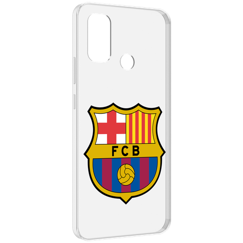 Чехол MyPads ФК FCB Барселона для UleFone Note 10P / Note 10 задняя-панель-накладка-бампер
