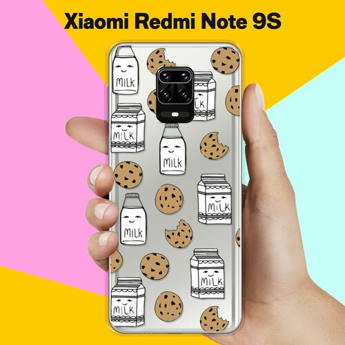 Силиконовый чехол Молоко и печеньки на Xiaomi Redmi Note 9S силиконовый чехол молоко и печеньки на xiaomi redmi note 7
