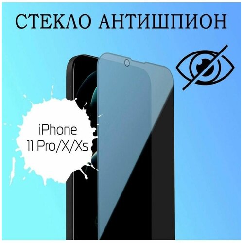 Защитное стекло антишпион для Apple iPhone X / Xs / 11 Pro