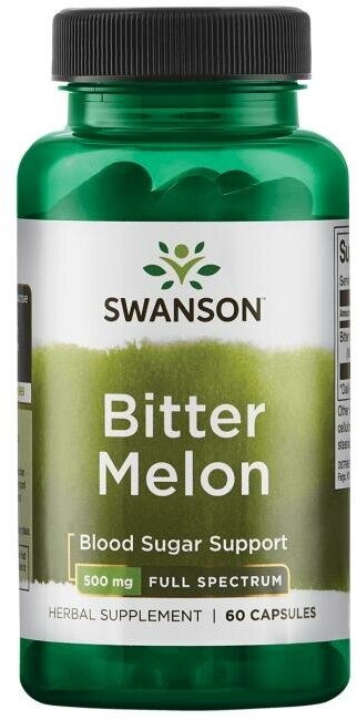 Swanson Bitter Melon 500 mg (Горькая дыня) 60 капсул (Swanson)