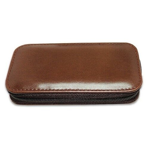 фото Мужской маникюрный набор zinger 8105, на молнии, 7 предметов (прям.м.)