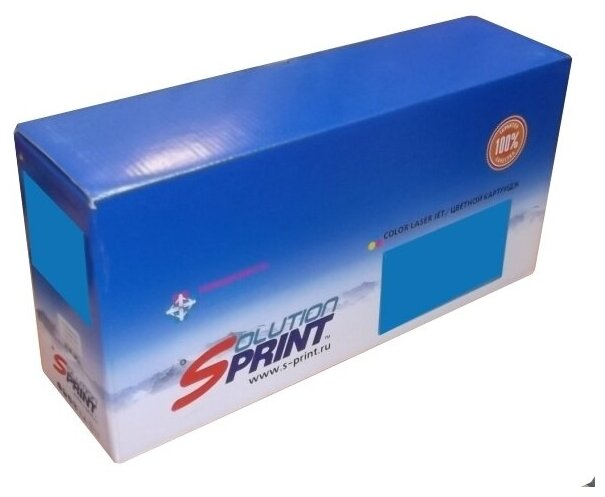 Картридж Solution Print SP-H-CE741A C, голубой, для лазерного принтера, совместимый