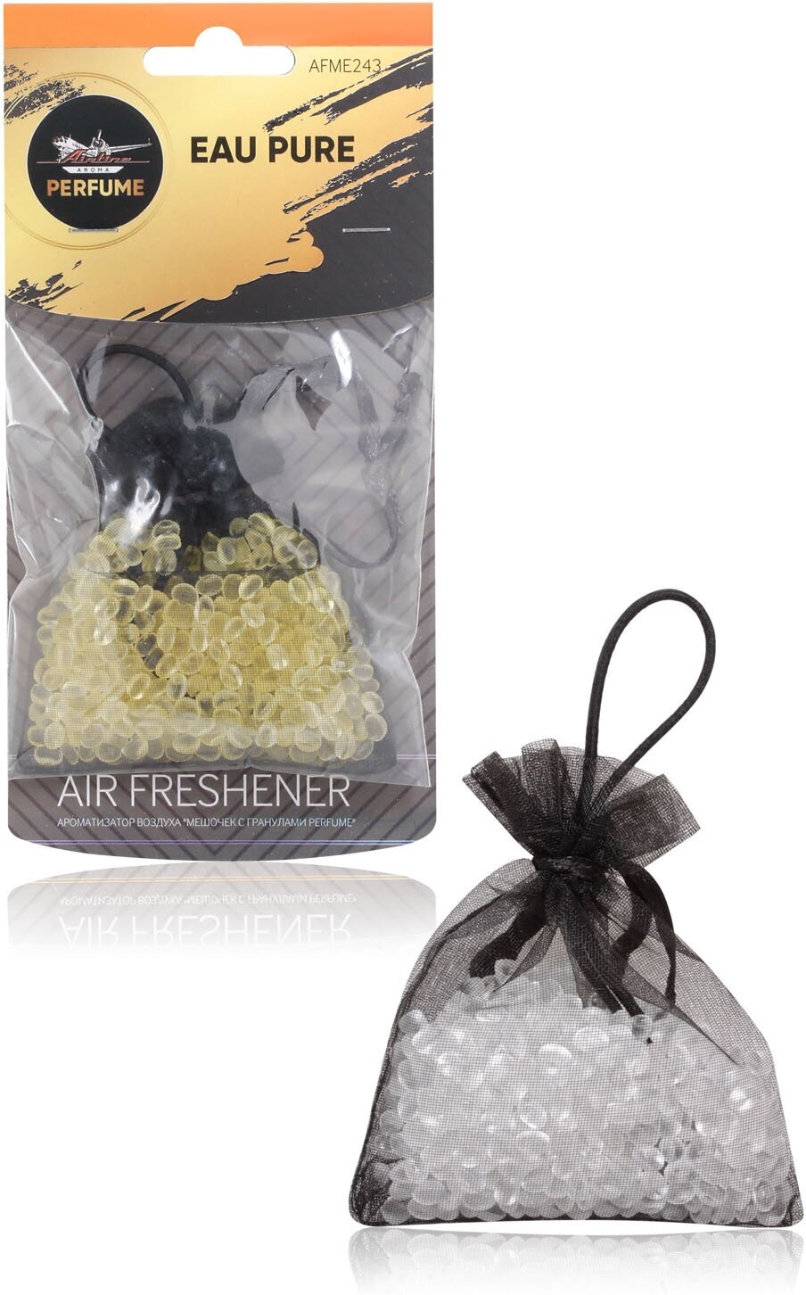 Airline1 AIRLINE Ароматизатор подвесной Мешочек с гранулами Perfume EAU PURE (AFME243)