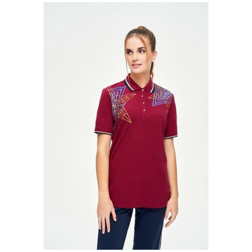 Рубашка поло женская (бордовый/бордовый) Forward w13210g-сс231 L