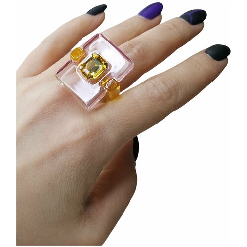 регулирующее кольцо для свободных колец невидимое прозрачное кольцо размера r невидимое прозрачное кольцо размера r регулирующее кольцо Кольцо, размер 19, розовый