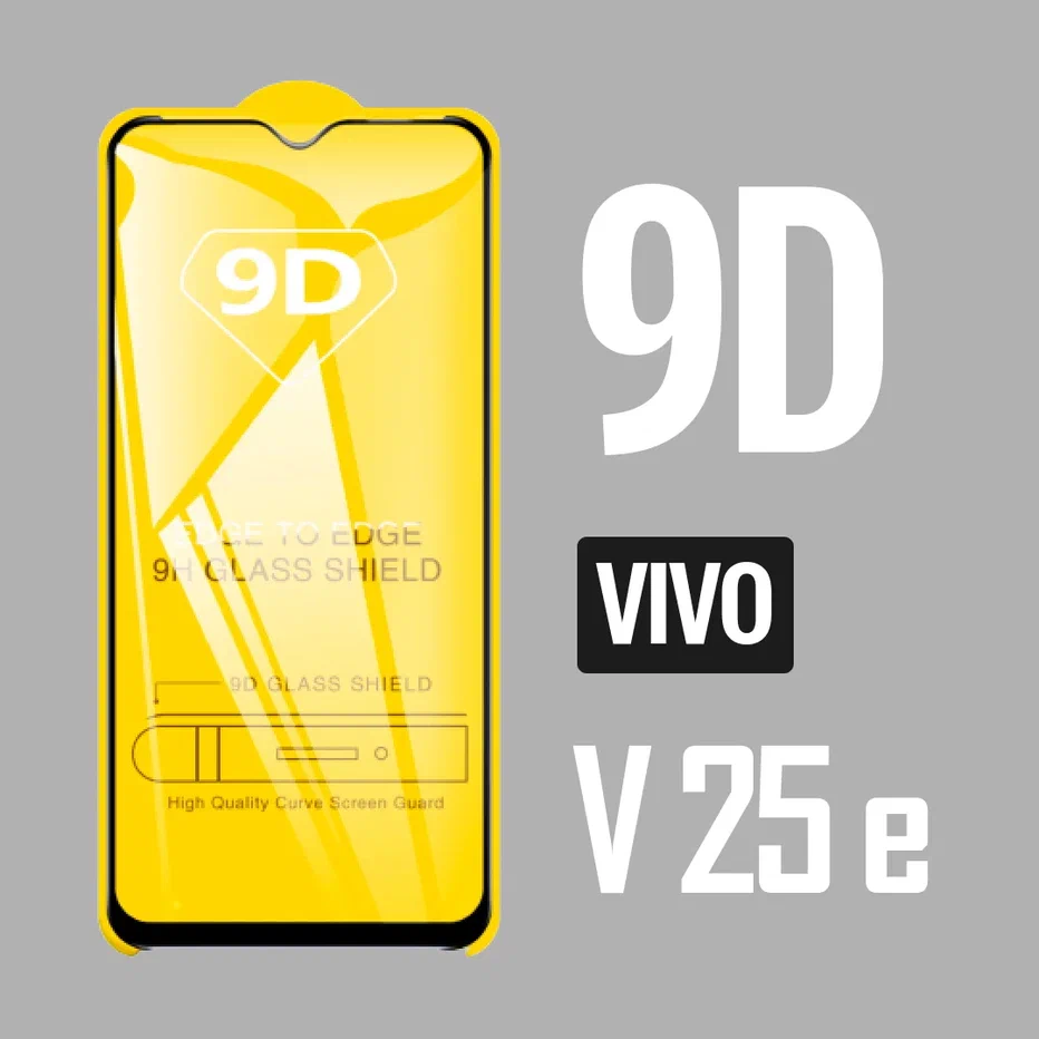 Защитное стекло для Vivo V25e / 9D на весь экран