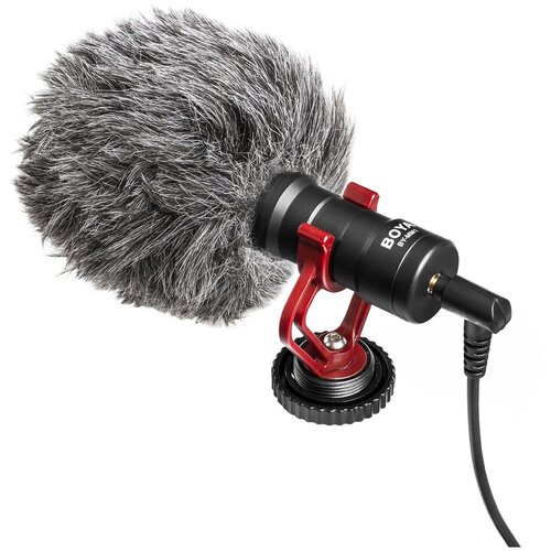 Микрофон моно Boya BY-MM1 двухканальный кардиоидный