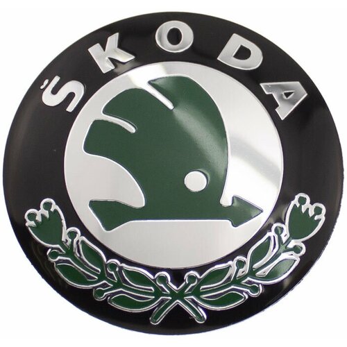 Наклейка на диск Skoda 56 мм 1 шт