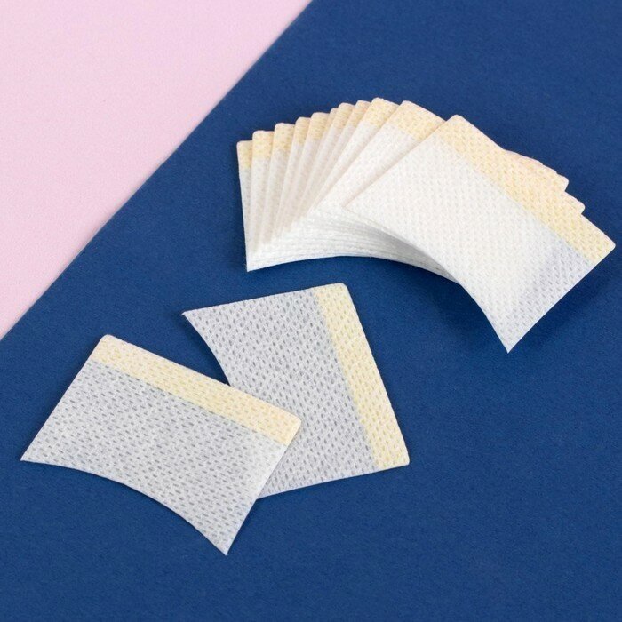 Queen fair Набор защитных наклеек для изоляции нижних ресниц и макияжа, 10 пар, 3,5 × 4,5 см