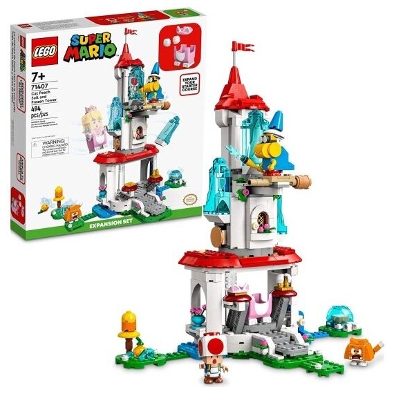 Конструктор Lego ® Super Mario™ 71407 Дополнительный набор «Наряд Пич-кошки и Ледяная башня»