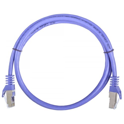 Патч-корд ACD-LPS6A-10P [ACD-LPS6A-10P] Cat6a SSTP, 27AWG, CU Фиолетовй, 1.0м, (741876)