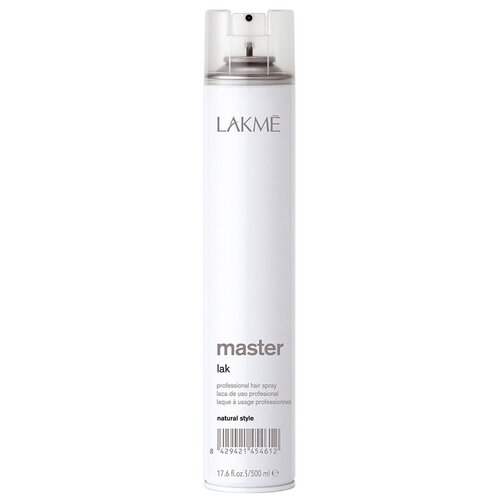 Lakme Лак для волос Master Natural style, средняя фиксация, 500 г, 500 мл