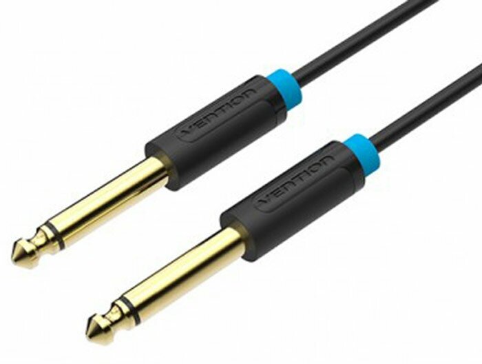 Кабель Jack6.35 (M)- Jack6.35 (M) 1.0m Vention (BAABF) mono