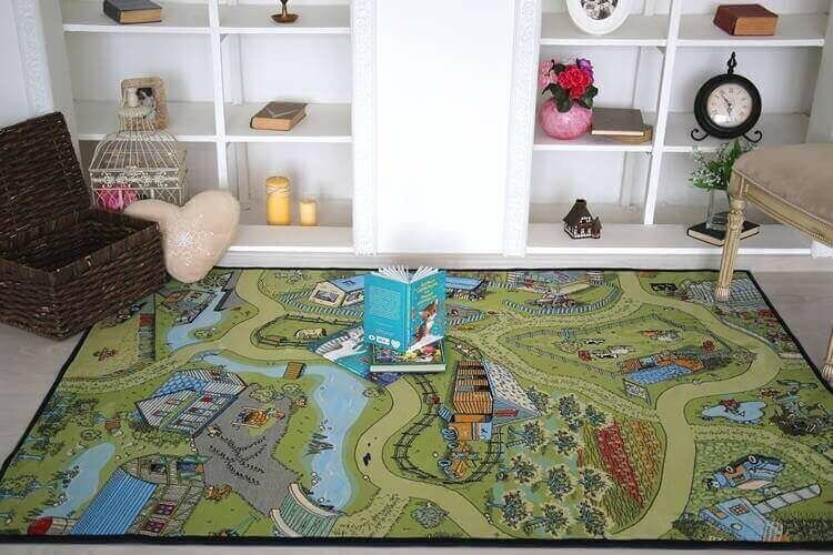 Детский ковер на пол в детскую 200х200 см ворс 3 мм 140517 KoverVDom