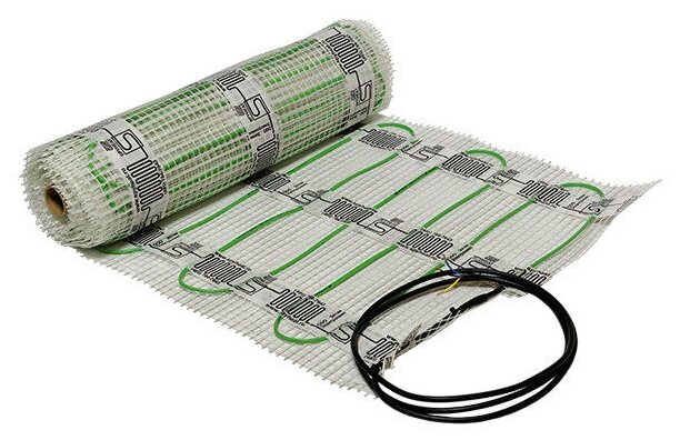 6 м ² Теплый пол (электрический) без стяжки нагревательный мат SpyHeat SHMD-12-1080, 1080 Вт - фотография № 16