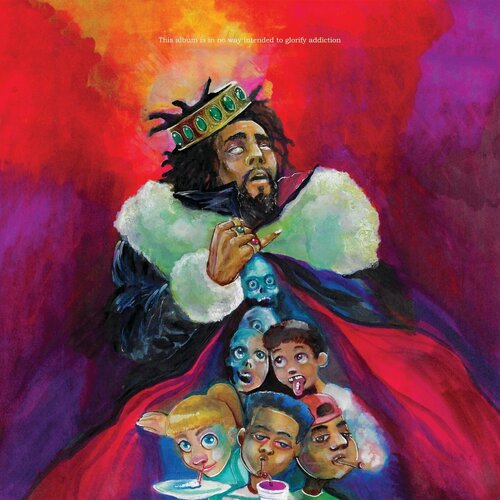 J. Cole – KOD j cole kod album music 2018 hip hop j cole oil print canvas wall art decor pictures painting art no frame oil painting print