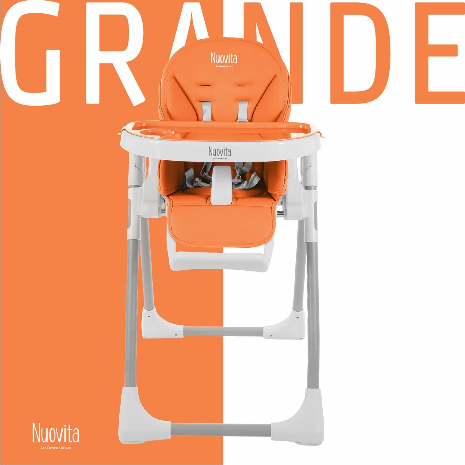 Стульчик для кормления Nuovita Grande (Arancione/Оранжевый)