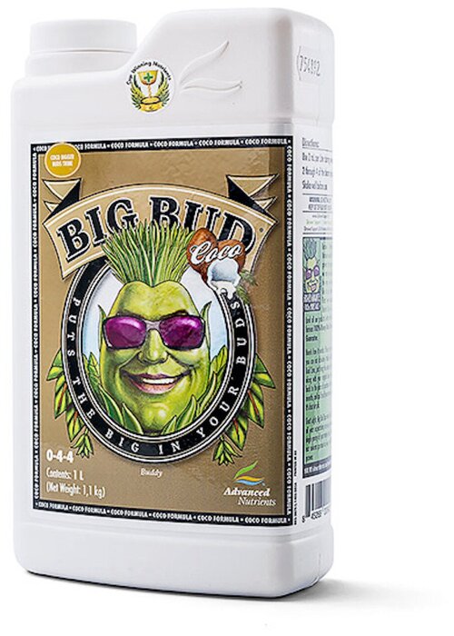 Стимулятор Advanced Nutrients Big Bud COCO 1 л для растений, кокосового субстрата