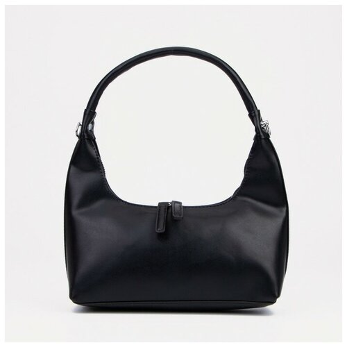 фото Сумка багет mindspace, искусственная кожа, черный