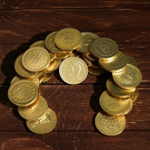 Шоколадные монеты в банке «Старинные монеты», 6 г(120 шт.)