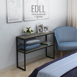 Тумба под телевизор EDLL Loft, серый, туалетный столик, 100х75х30 см, Гростат