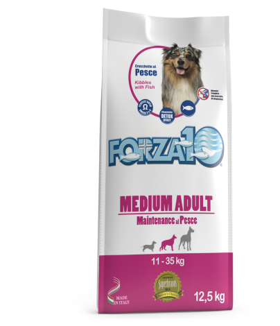 FORZA10 DOG MAINTENANCE ADULT MEDIUM для взрослых собак средних пород с рыбой (12,5 кг)