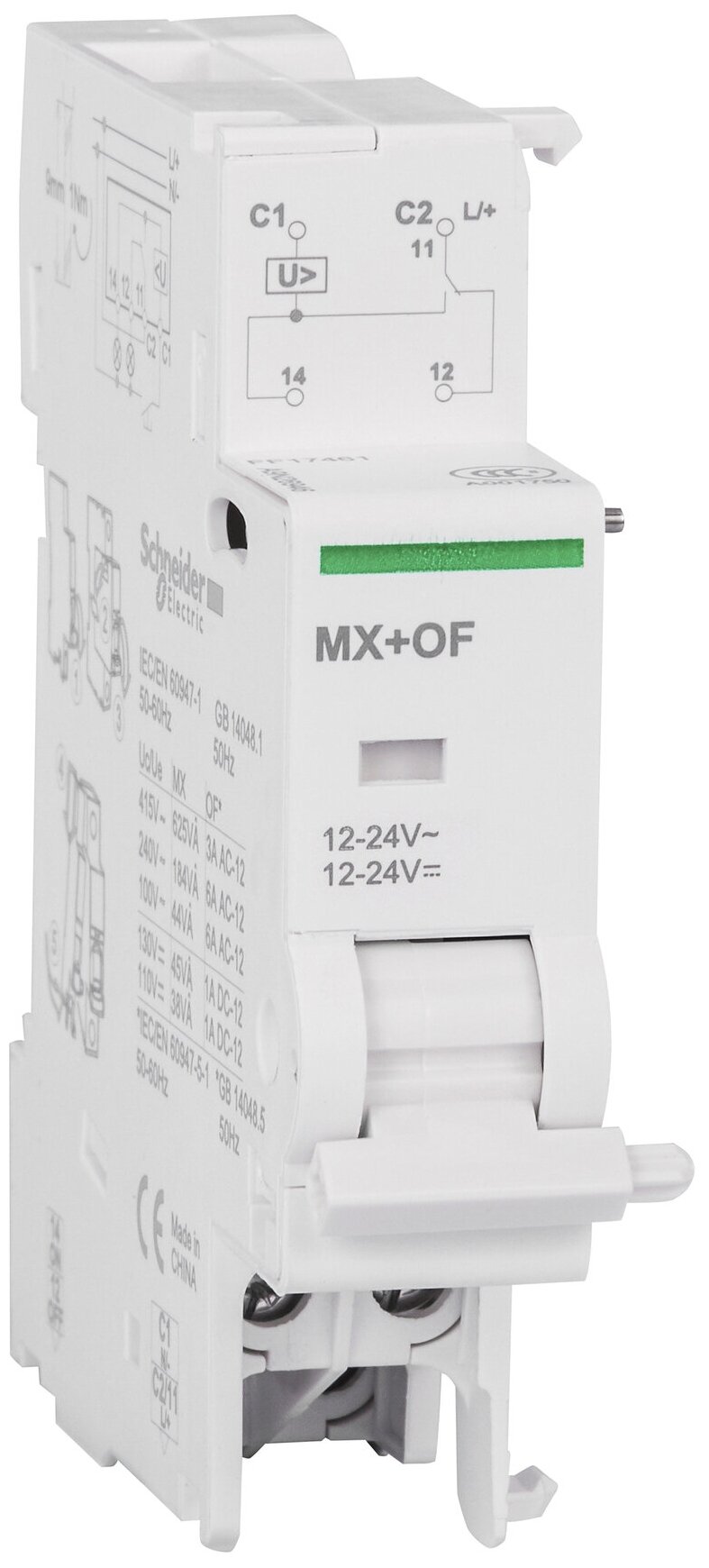 SE Acti 9 Расцепитель MX+OF 12-24В для iDPN N, DPN N Vigi, Schneider Electric, , A9N26948 - фотография № 1