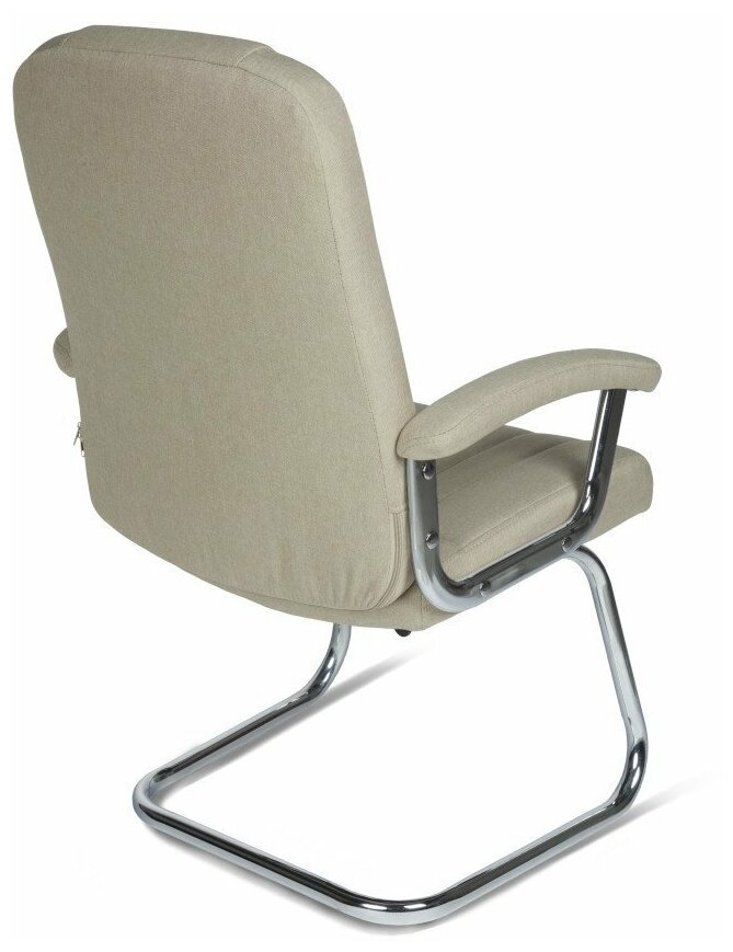 Кресло конференц ТМ дэфо ALIVAR CF ткань, бежевый