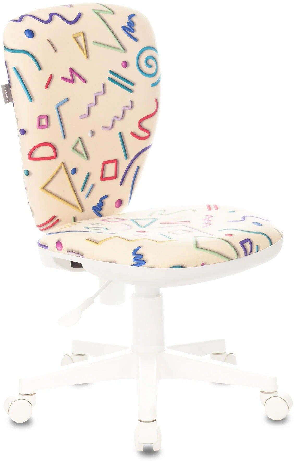 Кресло детское Бюрократ KD-W10, обивка: ткань, цвет: малиновый - фото №1