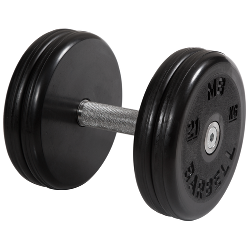 Гантель неразборная MB Barbell MB-FdbEM-B черный