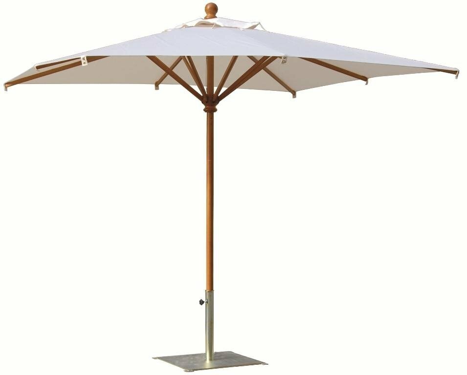 Зонт профессиональный ReeHouse Palladio Standard 3000х3000х2800 Натуральный, Слоновая Кость - фотография № 2