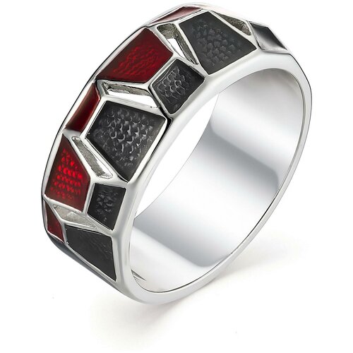 фото Алькор кольцо с эмалью из серебра 01-1284-эм36-00, размер 18.5