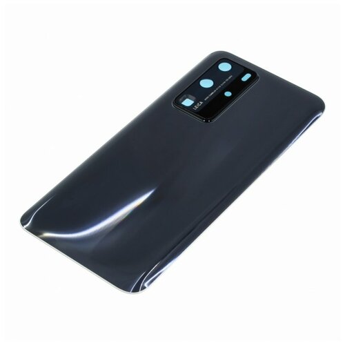 Задняя крышка для Huawei P40 Pro 5G (ELS-NX9) черный, AAA