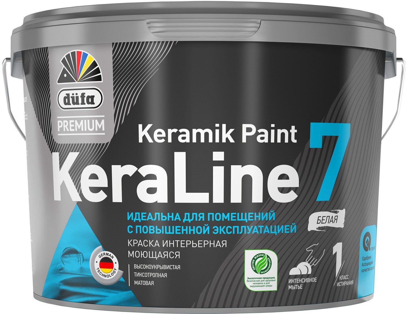 DufaPremium ВД краска KeraLine 7 база1 9л