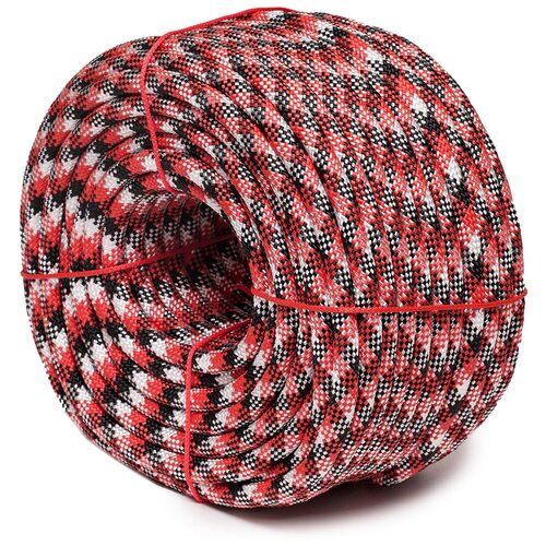Шнур плетеный Аква Спорт 12.0 мм, разноцветный, 1600 кг, 50 м