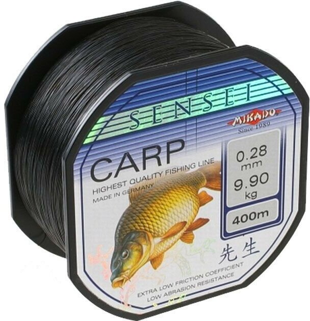 Леска мононить Mikado SENSEI CARP 0,26 (400 м) - 8.90 кг.