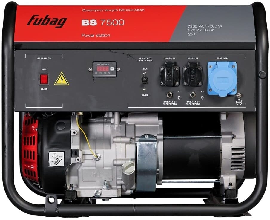 Бензиновый генератор FUBAG BS 7500 [641032] - фото №2