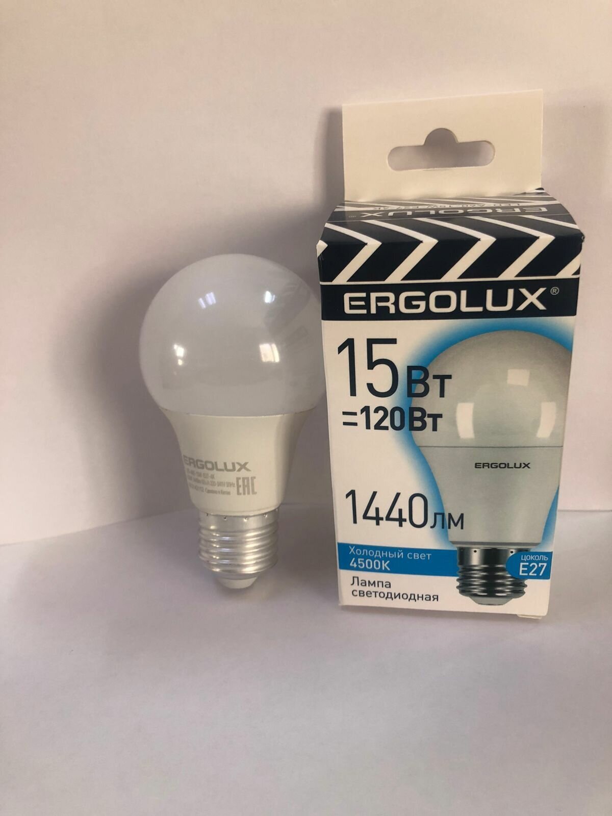 Лампа светодиодная Ergolux 13638 E27 A60