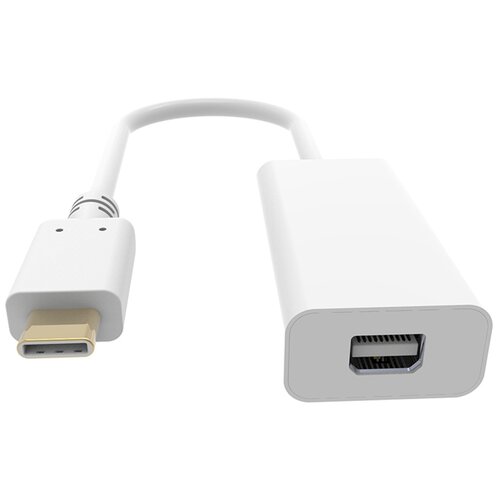 Переходник/адаптер Buro USB Type-C (m) mini DisplayPort (f) (BHP RET TPC_MDP), 0.6 м, белый переходник адаптер buro usb type c m mini displayport f bhp ret tpc mdp 0 6 м белый