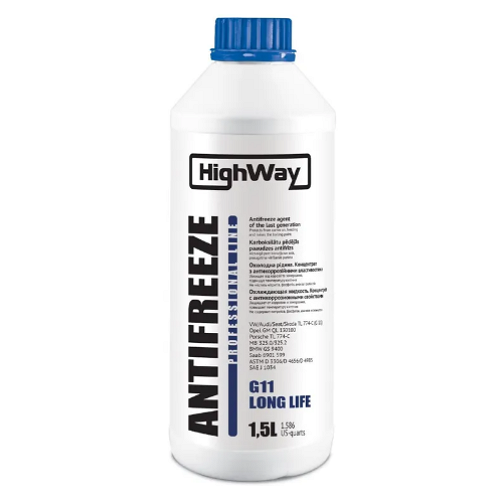 HighWay ANTIFREEZE концентрат синий 1,5л