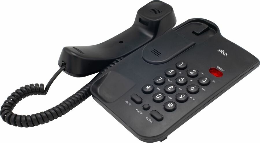 Проводной телефон Ritmix RT-311 черный