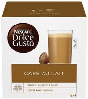 Кофе в капсулах Nescafe Dolce Gusto Cafe Au Lait, 16 шт