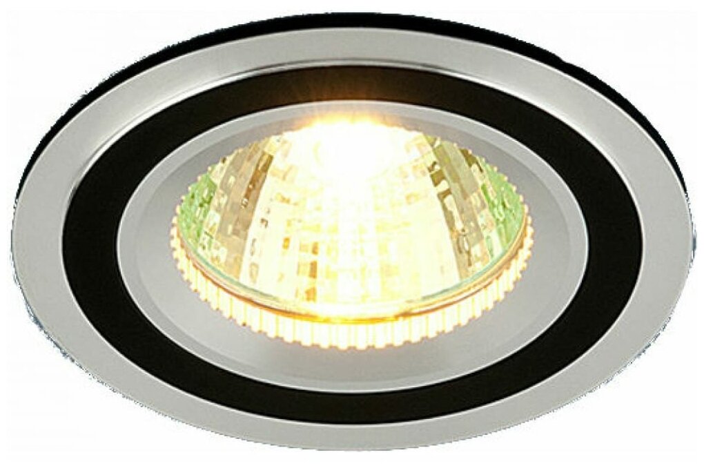 Светильник Elektrostandard 5305 MR16 CH/BK хром/черный, G5, 50 Вт, цвет арматуры: хром, цвет плафона: черный - фотография № 3