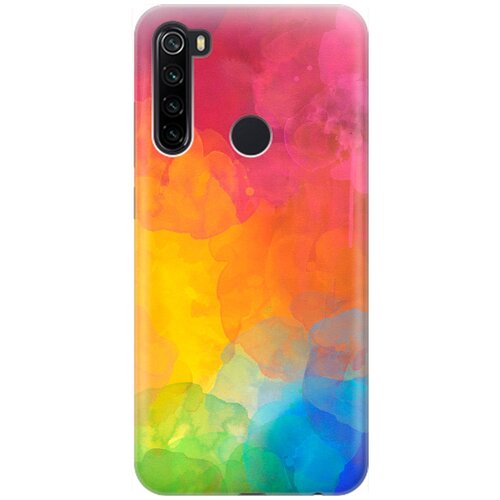 фото Re:pa накладка transparent для xiaomi redmi note 8t с принтом "буйство красок"